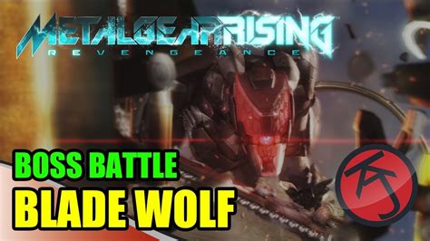Metal Gear Rising Boss Battle Raiden Vs Wolf Youtube