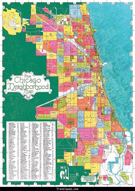 Chicago Neighborhood Map Chicago Neighborhoods Map Chicago