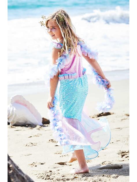 Magical Mermaid Costume For Girls Chasing Fireflies