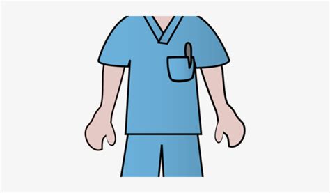 Nurse Scrubs Uniforms Clip Art