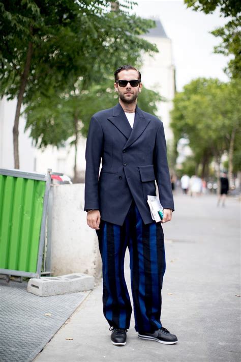 Paris Mens Fashion Week Street Style Spring 2018 Day 3 Mens