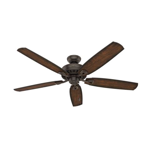 Hunter cavalry 60 in led indoor le bronze ceiling fan with handheld remote and light kit 59562 the. Hunter Fan Company Rockledge 60-Inch Ceiling Fan with 3 ...