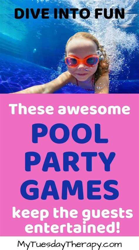 Splashing Fun Pool Party Ideas Games Food Decor