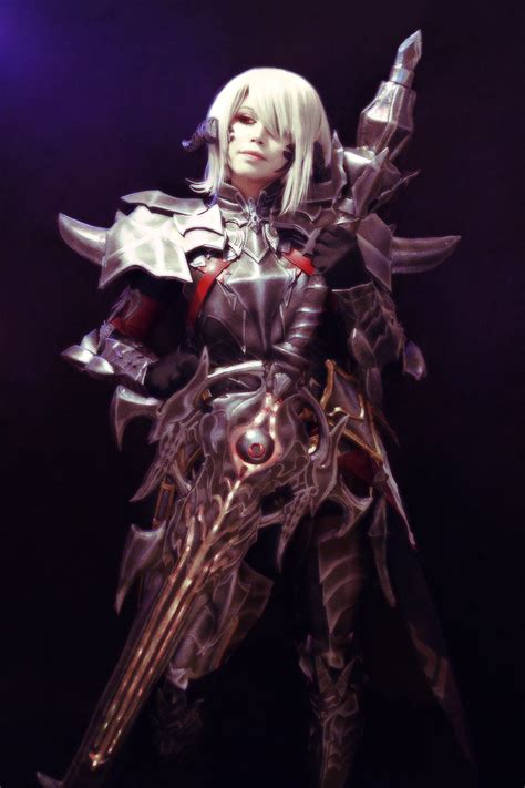 Ffxiv Au Ra Dark Knight Cosplay By Datura J0 On Deviantart