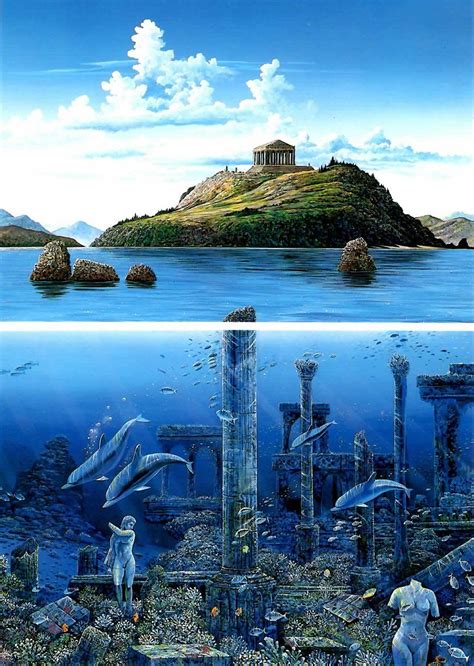 Lemurian Sisterhood Lost City Of Atlantis Underwater City