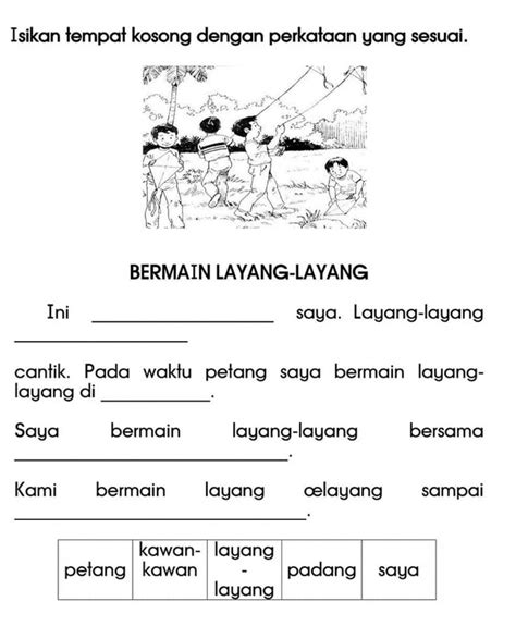 Malay or its variant is adopted as the national. Bahasa Melayu Tahun 1 Efektif worksheet