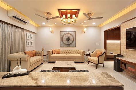 3 Bhk Flat Interiors The Oak Woods Vadodara Studio7 The