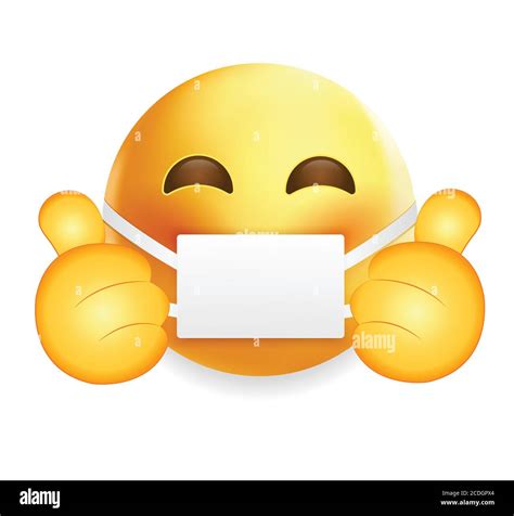 High Quality Emoticon On White Backgroundcorona Emojiface With