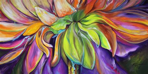 Daily Paintings ~ Fine Art Originals By Marcia Baldwin Floral Abstract