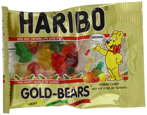 144 Packs Haribo Gold Bears 2 Oz Packages