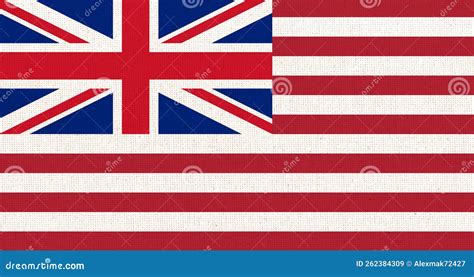 Grand Union Flag On Textured Surface Congress Flag American