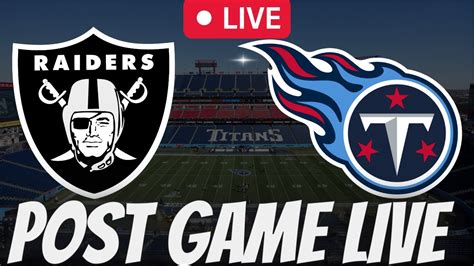 Spotlight Raiders Talk Raiders Vs Titans Post Game Live Youtube