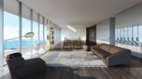 Glass Luxury Condos Living Diningroom New Build Homes