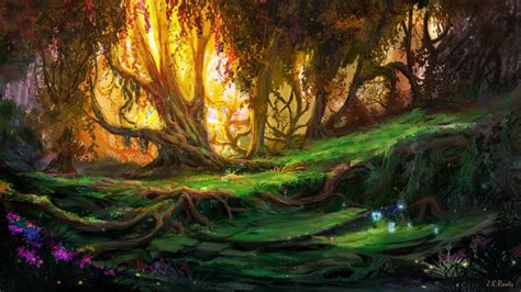 Enchanted Forest An Art Print By Johannes Kert Roots Inprnt