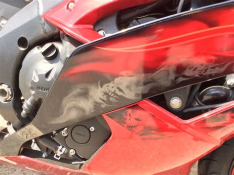 The art body painting pictures. Yamaha YZF-R6 2011 Red Raven Edition Two Brothers FULL ...
