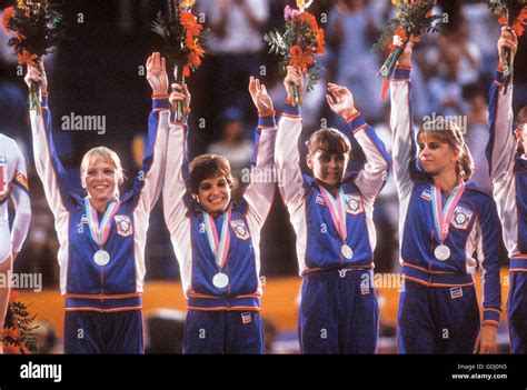 Usa Womens Gymnastics Team Wins Silver Medal In Team Competition At