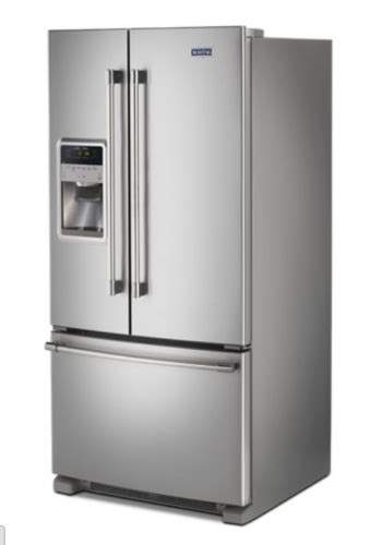 maytag mfi2269frz 33 inch wide french door refrigerator with beverage chiller™ compartment