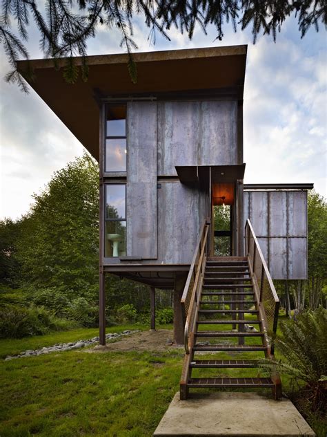 Sol duc hot springs resort is located 12 miles into the heart of olympic national park. Gallery of Sol Duc Cabin / Olson Kundig - 3