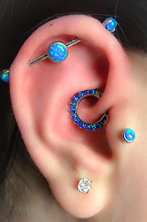 Piercings Tragus Jewelry Daith Jewelry Triangle Earrings