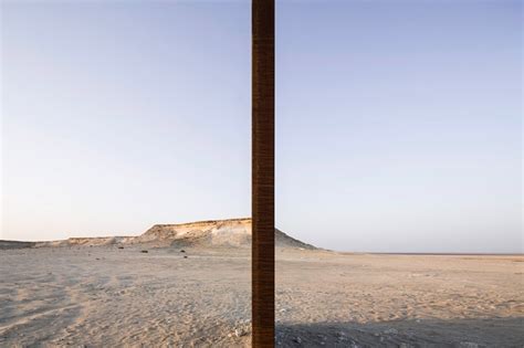 East Westwest East In The Qatari Desert By Richard Serra