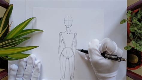 Fashion Illustration How To Draw Body And Skin For Beginner Youtube