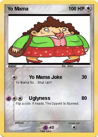 Pokémon Yo Mama 307 307 Yo Mama Joke My Pokemon Card