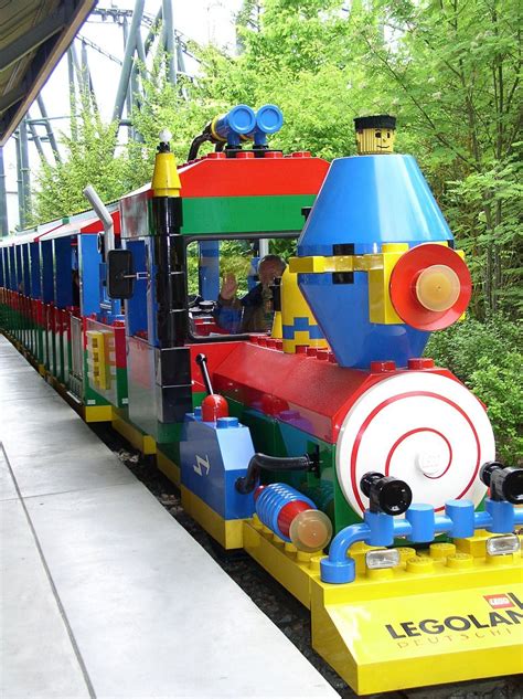 Park Legoland Günzburg Train Railway Locomotive Park Legoland
