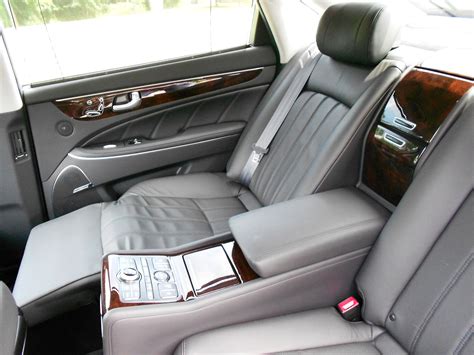 2012 Hyundai Equus Reclining Rear Seat Seating Rear Seat Back Seat