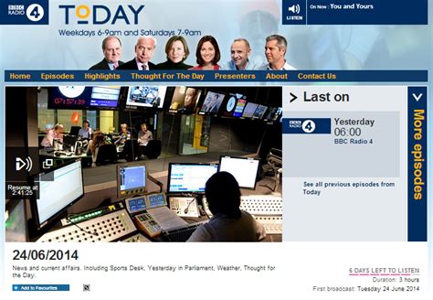 Bbc Radio 4s Today Programme Continues Template Coverage Of Teens Abduction