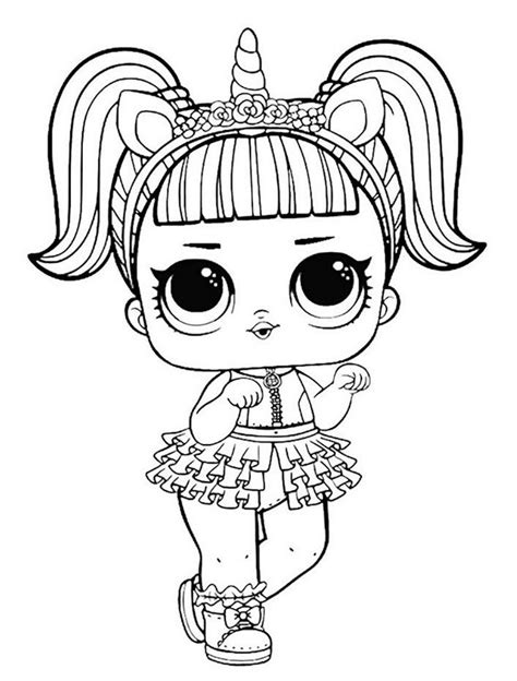 Lol Surprise Dolls Coloring Pages Free Printables