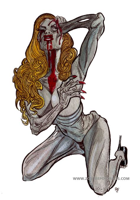 Zombie Girl Drawing Free Download On Clipartmag