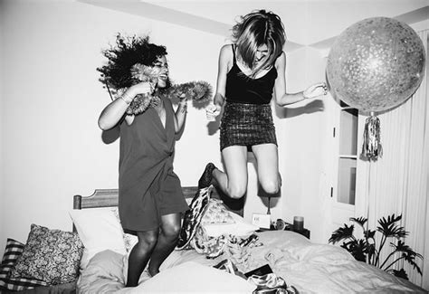 Girls Jumping On The Bed Premium Photo Rawpixel