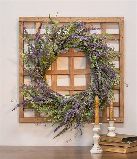 Kp Creek Ts Unique Wooden Wreath Frame Rustic Style Furniture