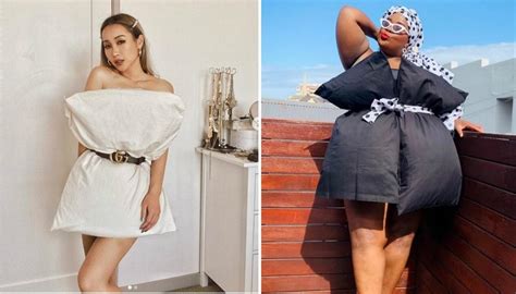 Instagram Pillow Challenge Has People Wearing Bedding As Dresses