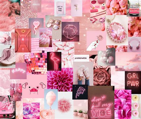 Collage Rosa Tumblr Pink Wallpaper Pink Pages Pink Aesthetic