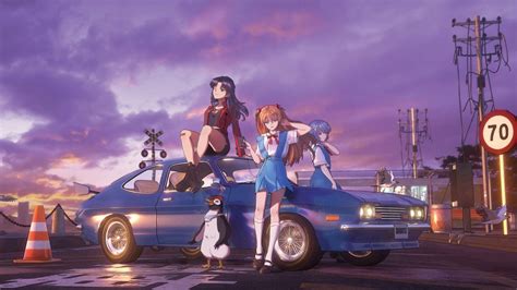 Misato Penpen Rei Asuka Neon Genesis Evangelion Imagenes Anime Con