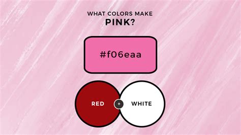 What Two Colors Make Pink How To Make Pink Color