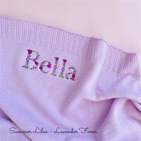 Personalised Baby Blanket Boho Baby Floral Baby Blanket Etsy Australia