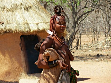 Himba Married Woman Namibia Kaokoland Himba Village Vide Flickr