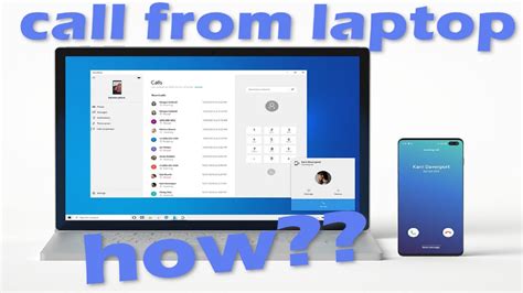 How To Call From Laptop To Mobile Youtube