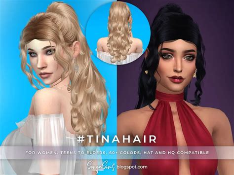 Sonya Sims Tina And Taynara Hair Sims 4 Hairs Vrogue