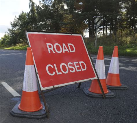Road Closures Diversions And Temporary Traffic Lights As Work Planned