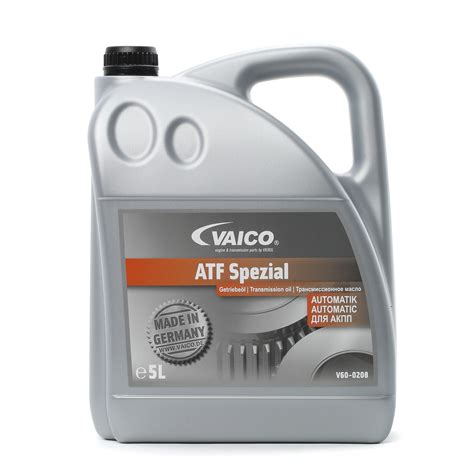 Can somebody share about how much i require on oil change with filter and without filter and also quantity of atf. Automatic Transmission Oil VAICO V60-0208 Capacity: 5l ...