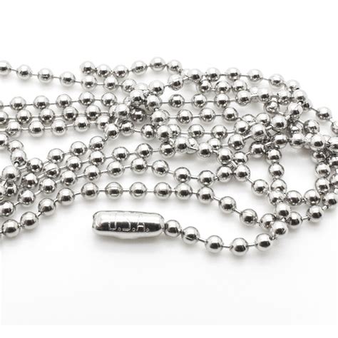 High Quality Stainless Steel Ball Chain Necklace 24 24mm Beads Never