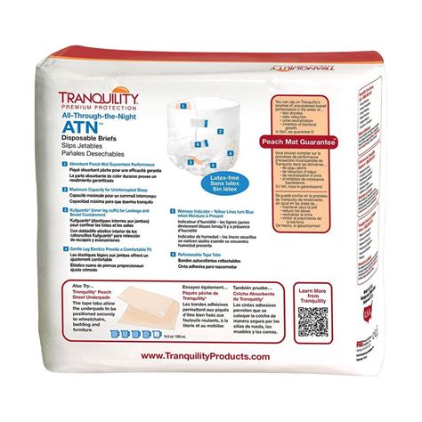 Tranquility Atn Adult Diaper All Through The Night Disposable Brief
