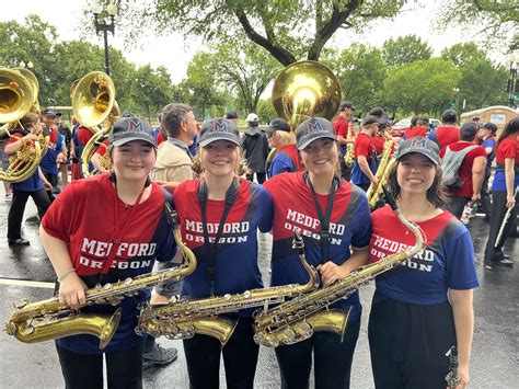 North and South Medford High School bands perform in Washington, D.C