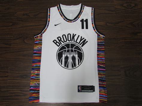 To search on pikpng now. 20/21 New Men Nets 11 white city edition basketball jersey ...
