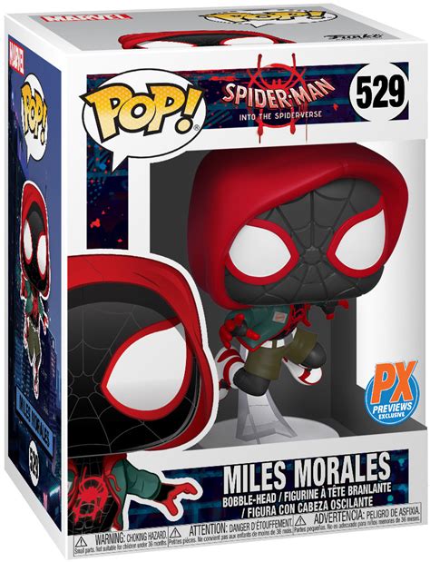 Miles Morales 529 Exclusive Pop Marvel Action Figure Spider Man Into