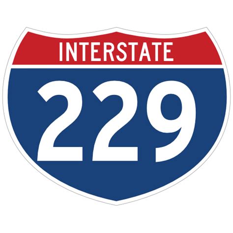 Interstate 229 Sign Sticker
