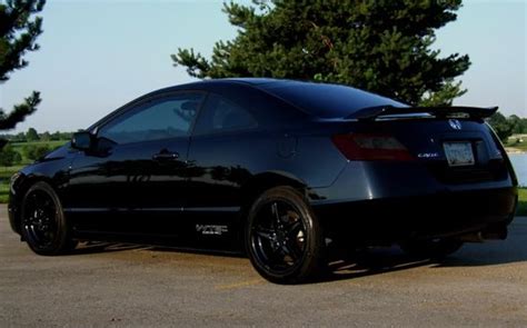 Honda Civic Si Blacked Out Hell On Wheels Pinterest Sexy Cars